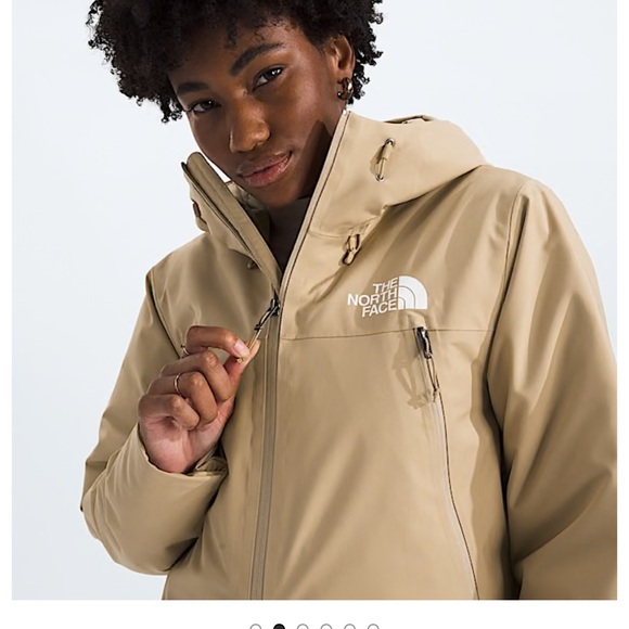 The North Face NWT Women's Range Down 600 Parka Size XXL Khaki Stone - Picture 3 of 16